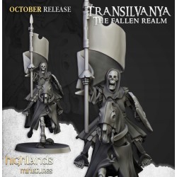 Mounted Skeletons x7 + command - Bigusson - Druk 3d - Highlands Miniatures