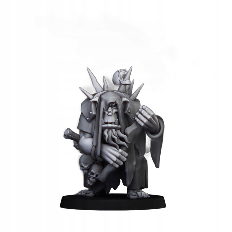 Orc Shaman 1 - Bigusson - Druk 3d - Highlands Miniatures