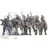Sunland Knights on Foot x7 + command - Bigusson - Highlands Miniatures