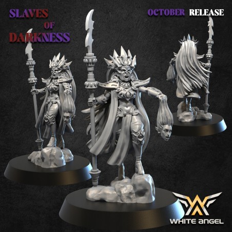 Queen of the dark realms of the south - Bigusson - Druk 3D - White Angels