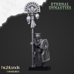 Ancient Guard with Swords x7 + cmd - Druk 3d- Highlands Miniatures