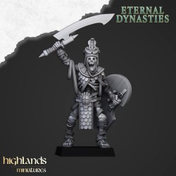Ancient Guard with Swords x7 + cmd - Druk 3d- Highlands Miniatures