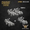 Dwarf Axe Machine + crew - Druk 3d - Highlands Miniatures