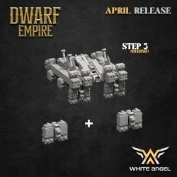 Dwarf Axe Machine + crew - Druk 3d - Highlands Miniatures