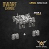 Dwarf Axe Machine + crew - Druk 3d - Highlands Miniatures
