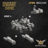 Dwarf Axe Machine + crew - Druk 3d - Highlands Miniatures