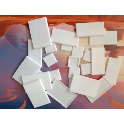 50 x 25 mm Kwadratowe podstawki x 10 - Bigusson Miniatures