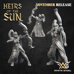 Sister of the High Kingdom x10 - Bigusson - Druk 3D - White Angels