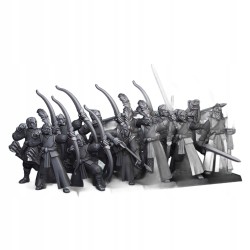 Aegean Elves Archers 7 + command - Bigusson - Highlands Miniatures