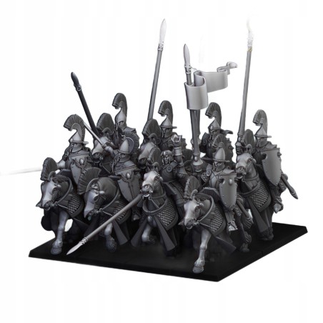 Aegean Elves Mounted Lances x5 - Bigusson - Druk 3D - Highlands Miniatures
