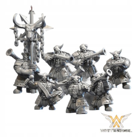 INFERNAL GUN x 10 - INFERNAL EMPIRE - Bigusson - Druk 3D - White Angels