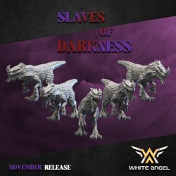RAPTOR x 5 - Bigusson - Druk 3D - White Angels