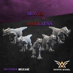 RAPTOR x 5 - Bigusson - Druk 3D - White Angels