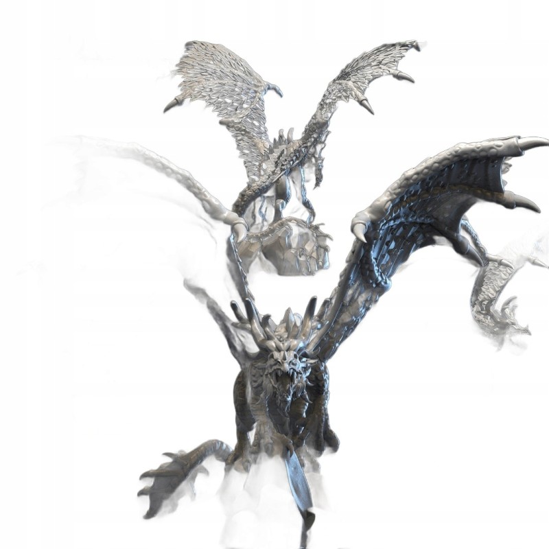 FOREST DRAGON - FOREST WARRIORS - Bigusson - Druk 3D - White Angels
