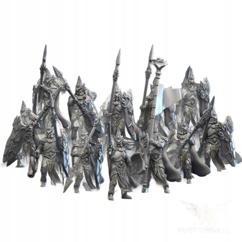FOREST GUARD - FOREST WARRIORS x 10 - Bigusson - Druk 3D - White Angels