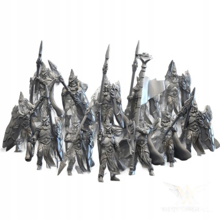 FOREST GUARD - FOREST WARRIORS x 10 - Bigusson - Druk 3D - White Angels