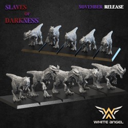 RAPTOR x 5 - Bigusson - Druk 3D - White Angels