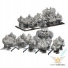 IRON GUN DRAGON x 10 - Bigusson - Druk 3D - White Angels