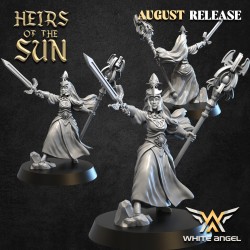 HIGH PRIESTESS OF THE HIGH KINGDOM Bigusson Druk 3D White Angels