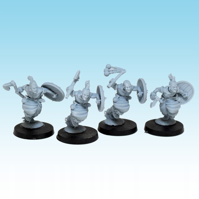 Barbarian levies x10 - Bigusson - Druk 3D -Chaos - Mom Miniatures Barbarian levies x10 - Bigusson - Druk 3D -Chaos - Mom Miniatures
