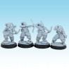 Barbarian levies with bows x10 - Bigusson - Druk 3D -Chaos - Mom Miniatures