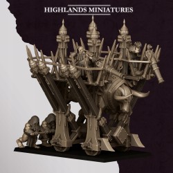 Blazing Icon of Marduk | Highlands Miniatures | Chaos Dwarfs