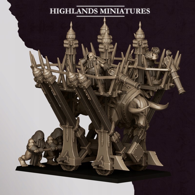 Blazing Icon of Marduk | Highlands Miniatures | Chaos Dwarfs