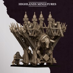 Blazing Icon of Marduk | Highlands Miniatures | Chaos Dwarfs