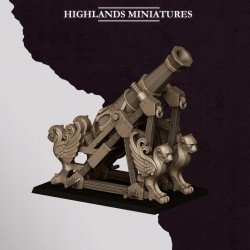 Sons of Marduk Mortar | Highlands Miniatures | Chaos Dwarfs
