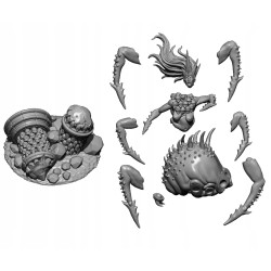 Black widow - Bigusson - Druk 3D - Chaos - Mom Miniatures