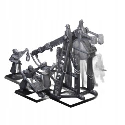 Gallia Trebuchet - Druk 3d - Highlands Miniatures