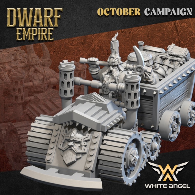 DWARF ROLLER | White Angel Miniatures | Dwarfs