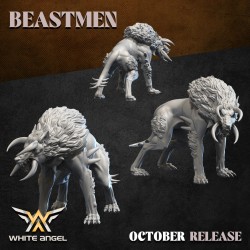 Beast Thing Wolf x5 - Beastmen | White Angels