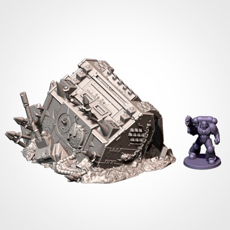 INFERNAL TANKS DESTROYED 1 | Txarli Factory| Diorama