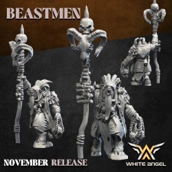 Beast Great Shaman | Bigusson| White Angel Miniatures | BEASTMEN
