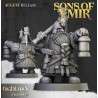 Dwarfs Miners Unit x7 + command - Bigusson - Druk 3d- Highlands Miniatures