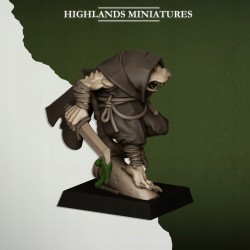 Sewer Vermin Assassins - Druk 3d - Highlands Miniatures