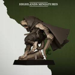 Sewer Vermin Assassins - Druk 3d - Highlands Miniatures