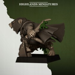 Sewer Vermin Assassins - Druk 3d - Highlands Miniatures