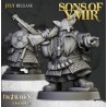Dwarfs Marksmens x7 + command - Bigusson - Druk 3d- Highlands Miniatures