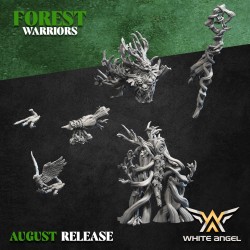 OLD TREEDRUID | 32mm/28mm | White Angel Miniatures | Wood Elves | Tabletop