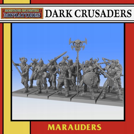 Marauders Unit x5 - Bigusson - Druk 3D - Chaos - Monstrous Encounters