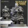 Dwarfs Marksmens x7 + command - Bigusson - Druk 3d- Highlands Miniatures