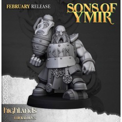 Dwarf Firespitters x7 + command - Bigusson - Druk 3d- Highlands Miniatures