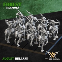 WOOD ARROW RIDER x10 - Forest Warriors | White Angels
