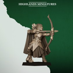 Feral Archers x10 | Wood Elfves | Highlands Miniatures