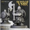Dwarfs Warriors Two Handed Unit x7 + command - Highlands Miniatures
