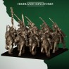 Mounted Feral Archers x10 |Wood Elfves |Highlands Miniatures
