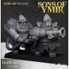 Dwarf Firespitters x7 + command - Bigusson - Druk 3d- Highlands Miniatures