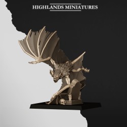 Giant Bats | RPGs | 32mm 28mm | Highlands Miniatures | Vampire